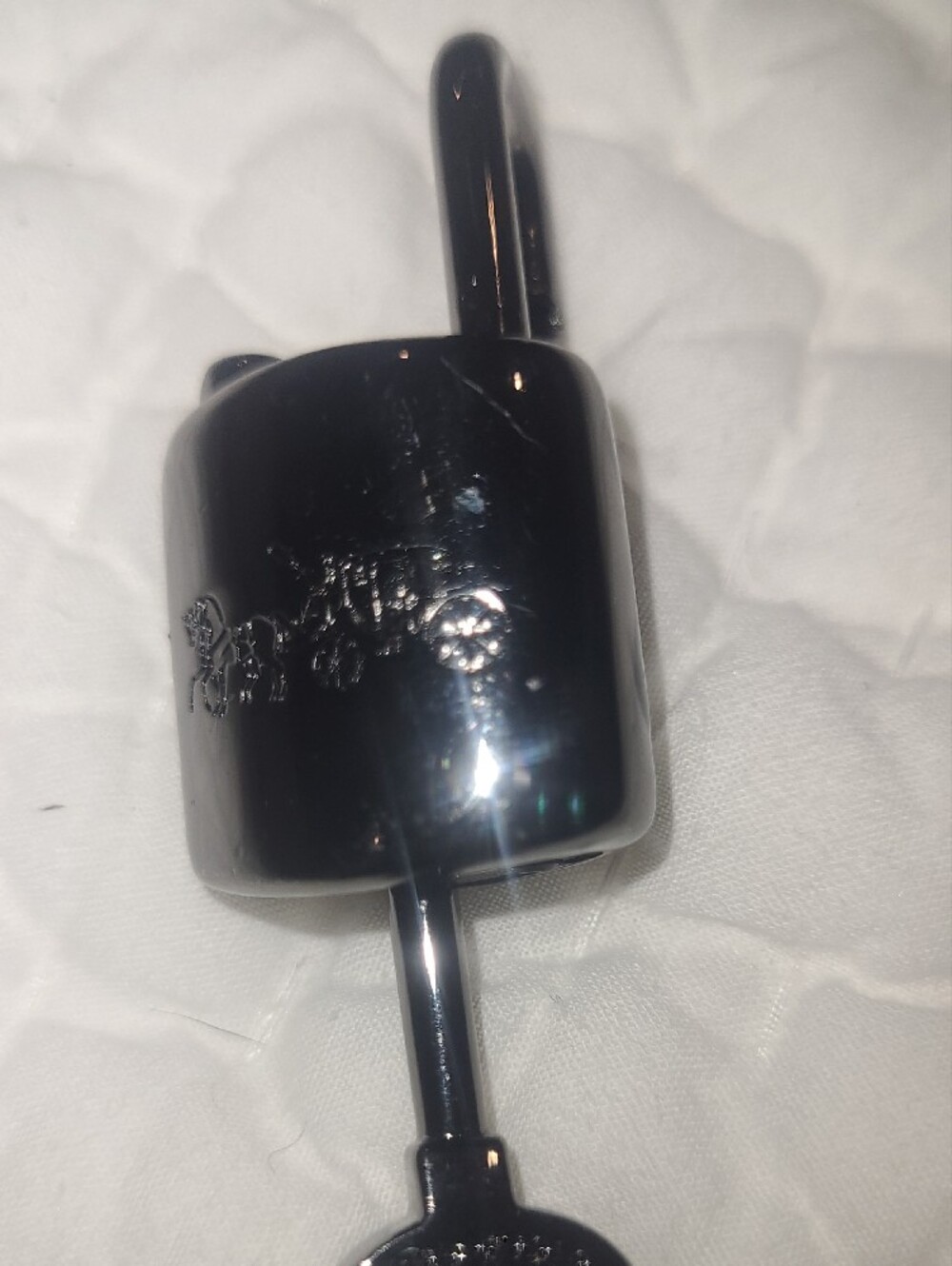Coach Gunmetal Lock And Key Charm - Picture 7 of 7